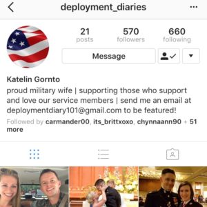 instagram military spouse